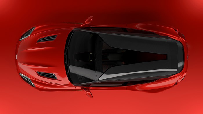 Aston Martin Vanquish Zagato Shooting Brake from top view