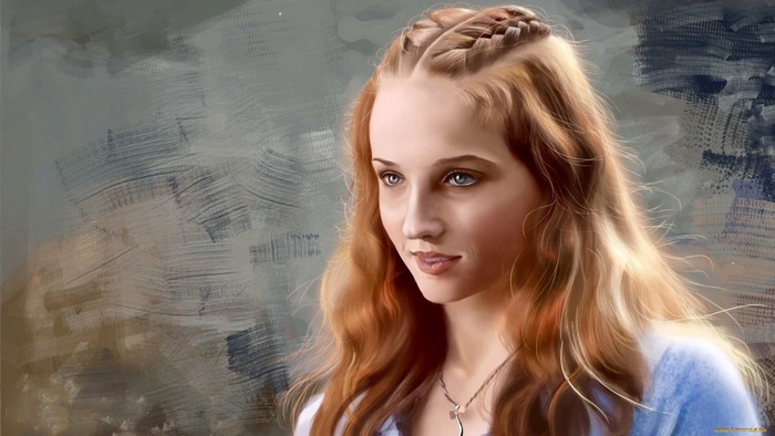 Sansa Stark from Game of Thrones portrait