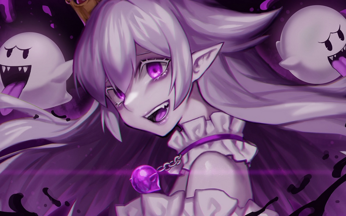 Booette from Super Mario with Boos