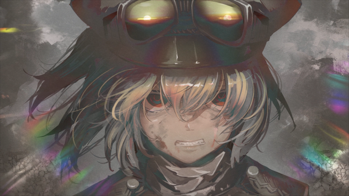Tanya Degurechaff from Youjo Senki in military uniform