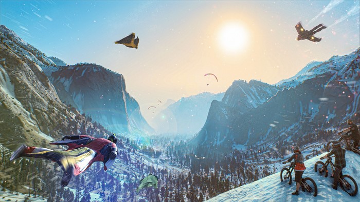 4K Riders Republic extreme sports