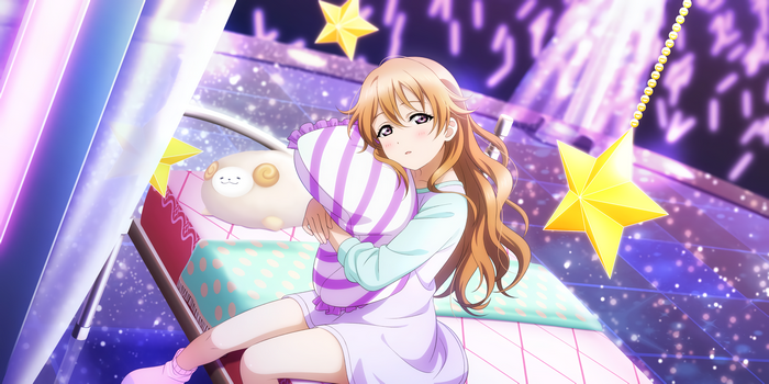 Konoe Kanata from Love Live! Series in Pajamas