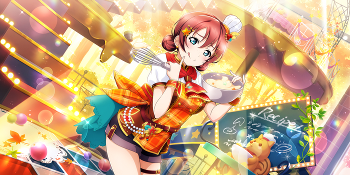 Emma Verde from Love Live! Sunshine!! cooking