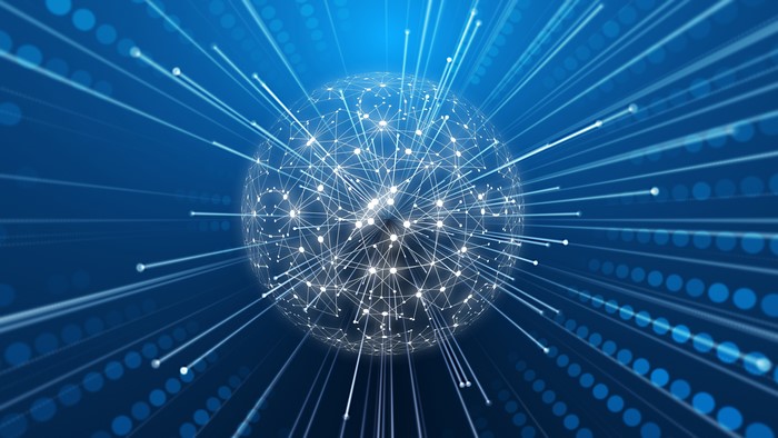 4K Digital Art of Global Network Technology