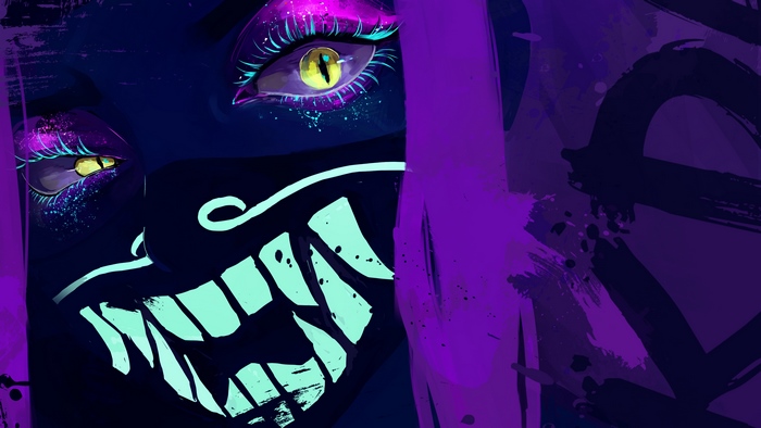 K/DA Akali 4K Masked Portrait
