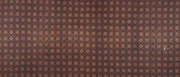 Brown geometric fabric texture