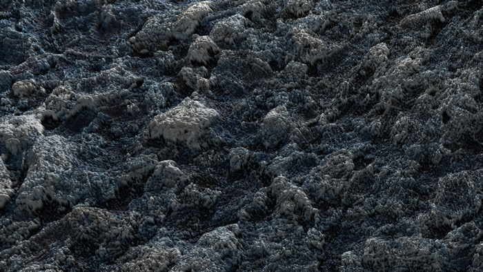 Abstract 3D CGI Terrain Texture
