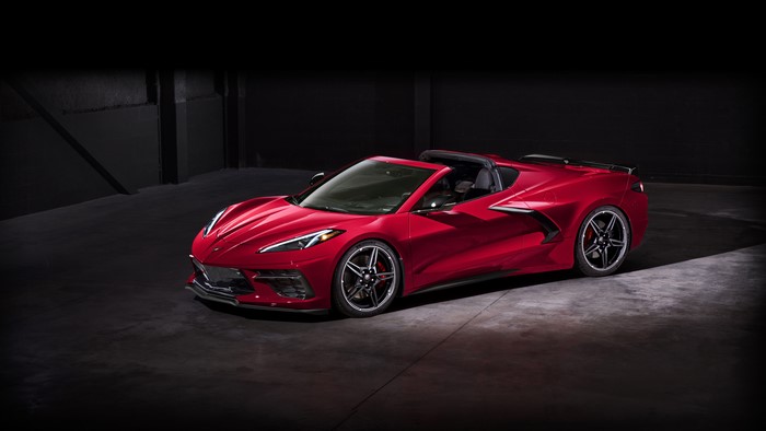 4K Red 2020 Chevrolet Corvette Stingray Z51 Convertible