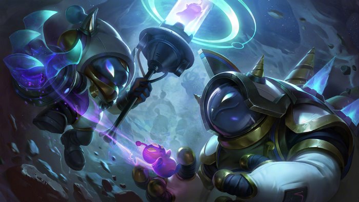 Veigar and Rammus in League of Legends