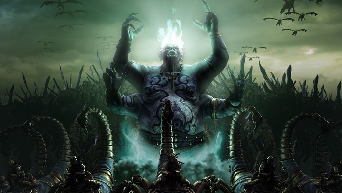 Savu from Rise of Nations: Rise of Legends with scorpions and flying creatures