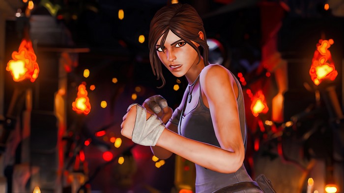 Lara Croft in Fortnite