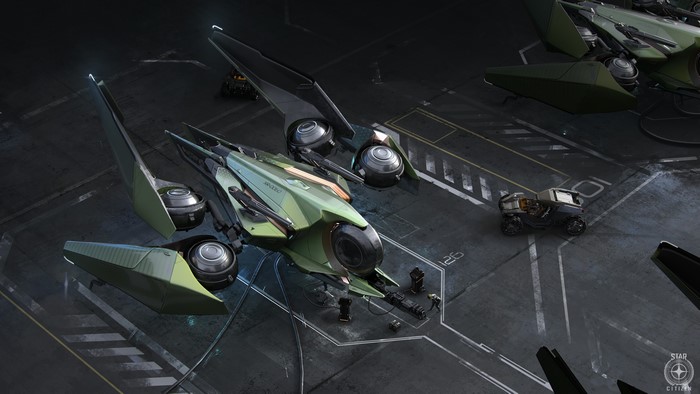 4K Star Citizen spaceship render