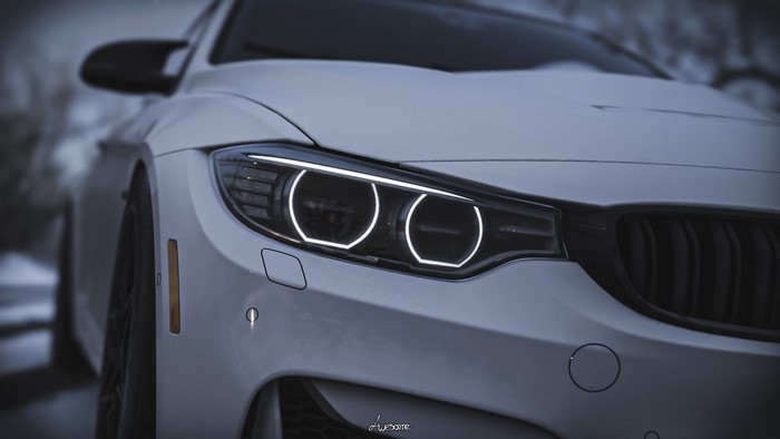 White BMW M4 GTS from Forza Horizon 4