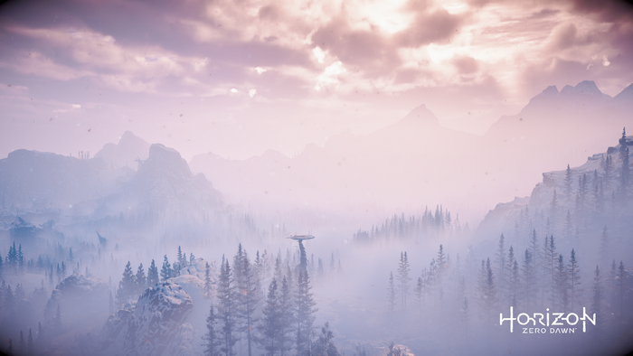Horizon Zero Dawn Frozen Wilds video game screenshot