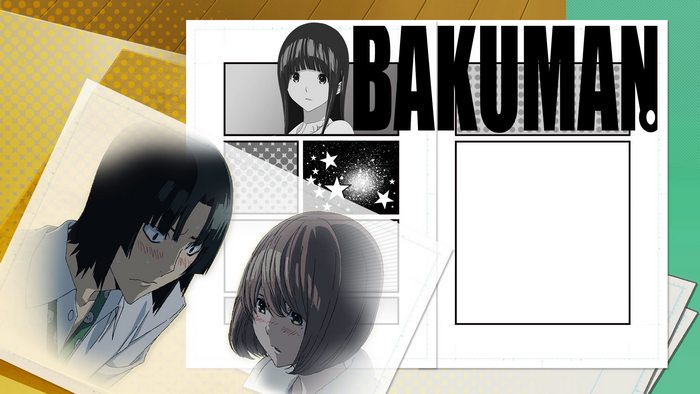 Bakuman anime art with characters