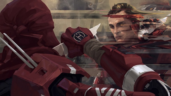 Revenant (Apex Legends) in a close-quarters combat scene