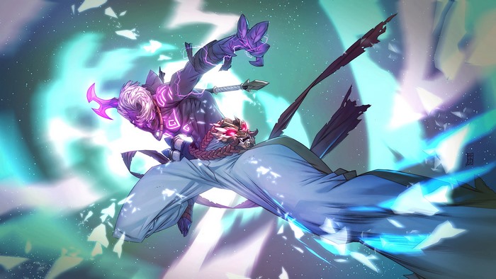 Fortnite Loading Screen: Raz Skin in Action