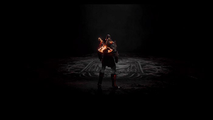 Kratos from God of War with Leviathan Axe