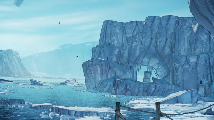 Borderlands 2 Ice Cave Landscape