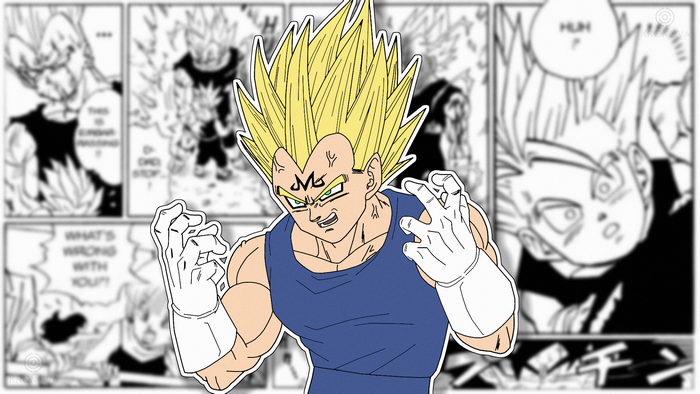 Vegeta from Dragon Ball Z in Majin form