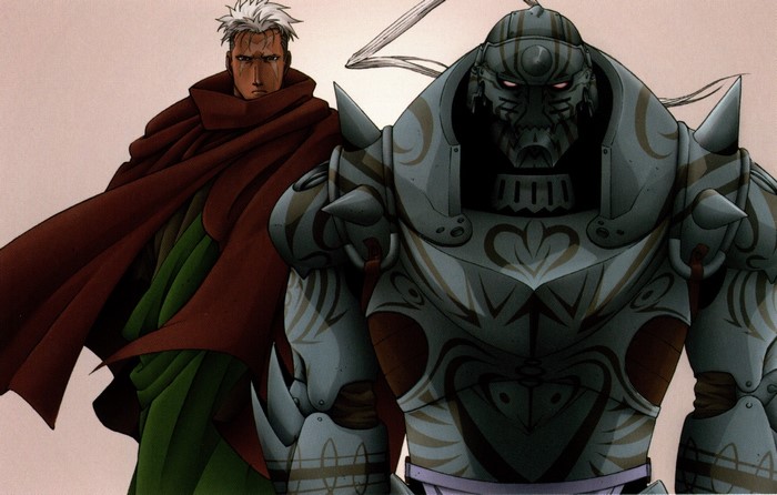 Scar and Alphonse Elric from Fullmetal Alchemist