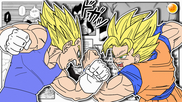 Vegeta and Son Goku from Dragon Ball Z