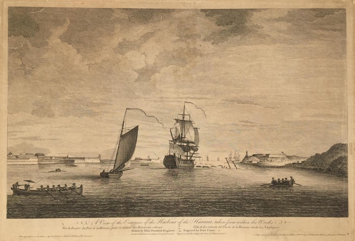 A View of the Entrance of the Harbour of Havana