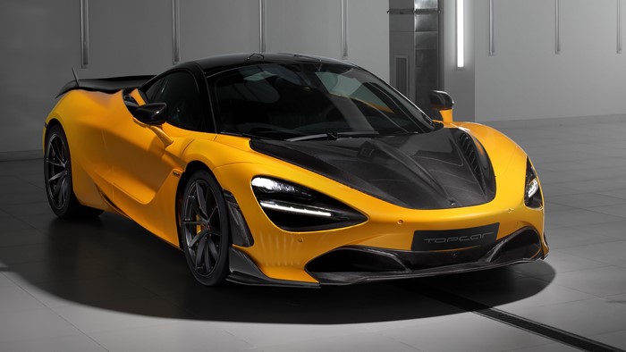 Yellow McLaren 720S Sports Car