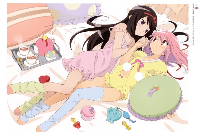 Homura and Madoka from Mahou Shoujo Madoka Magica