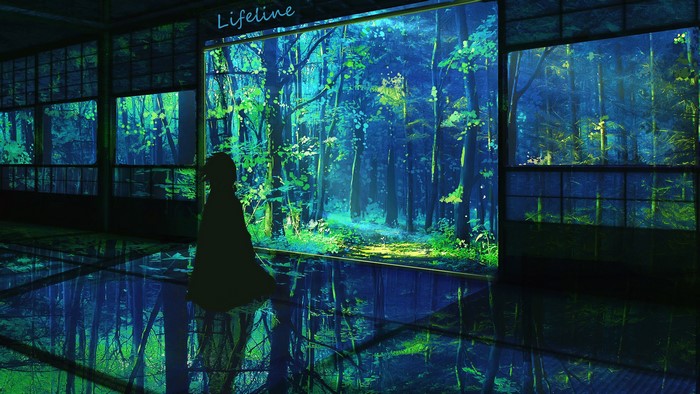 Lifeline digital art anime artwork
