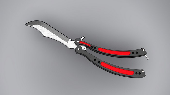 Butterfly knife from Counter-Strike: Global Offensive