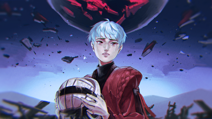 Valkyrie from Apex Legends with Space Helmet