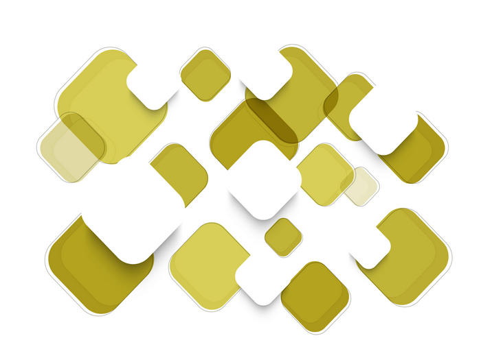 Abstract Rounded Squares Pattern 4K