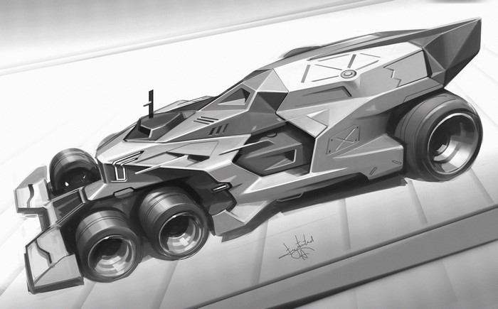 Futuristic car concept by Aleksandr Sidelnikov