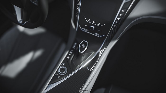 Infiniti Q60 Coupe car interior