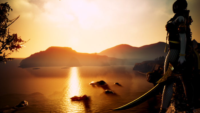 Lahn from Black Desert Online at sunset