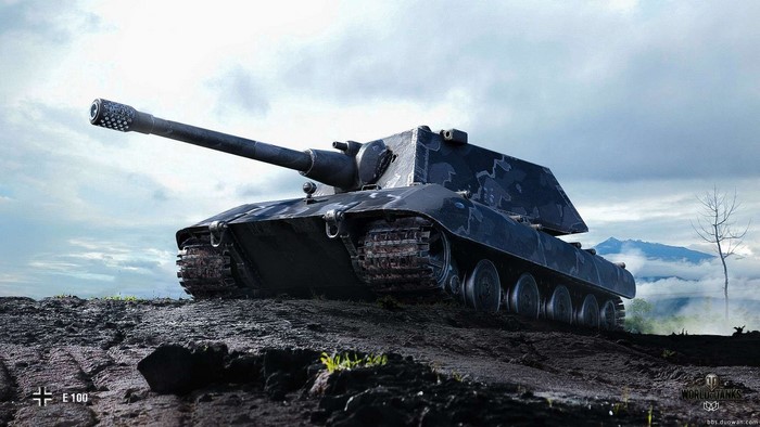 E 100 tank from World of Tanks