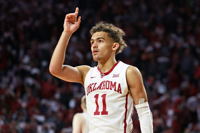 Trae Young Oklahoma Basketball Player