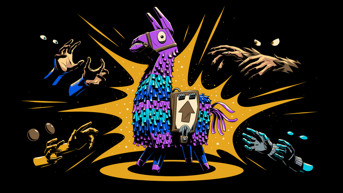 Fortnite Loading Screen: Hands Off Llama