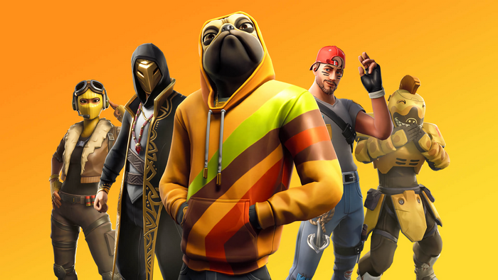 Fortnite Characters Posing Together