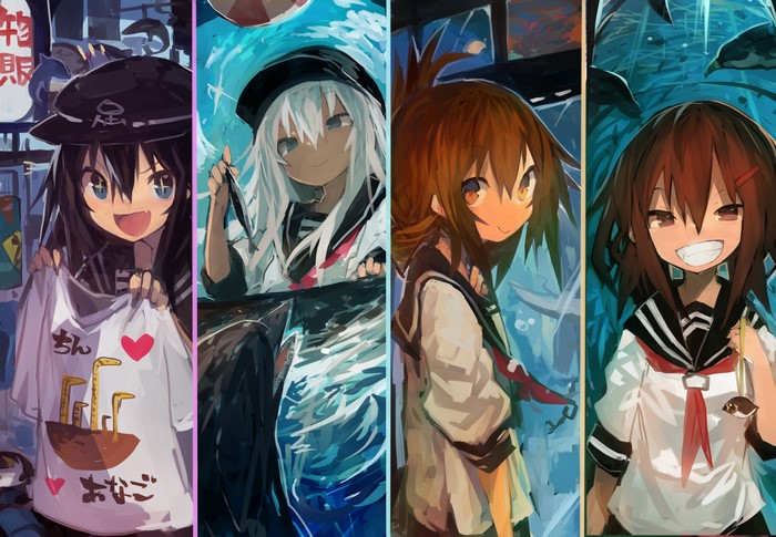 4K artwork of anime girls from Kantai Collection