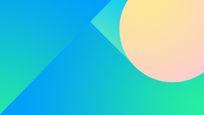 Abstract geometric shapes with soft gradient