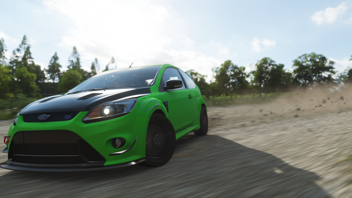 Green Ford Focus RS from Forza Horizon 4