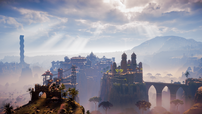 4K Horizon Zero Dawn Meridian city