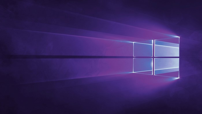 Microsoft Windows 10 Purple Glow Logo