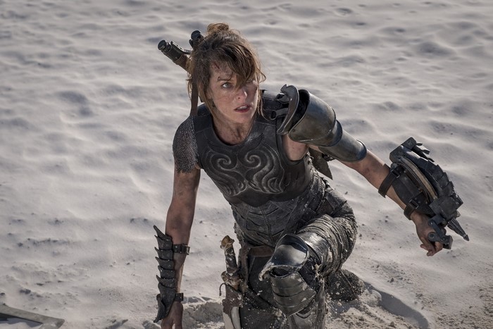 Milla Jovovich as Artemis in Monster Hunter
