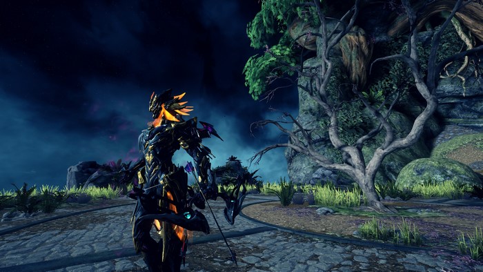 Ivara from Warframe with a bow