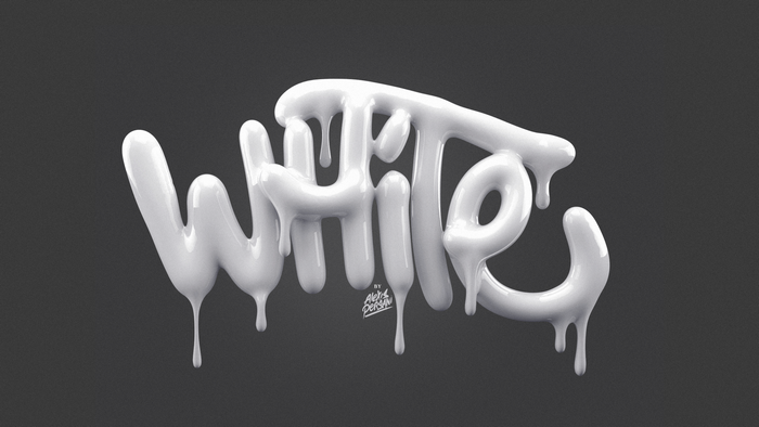 White text by Alexis Persani