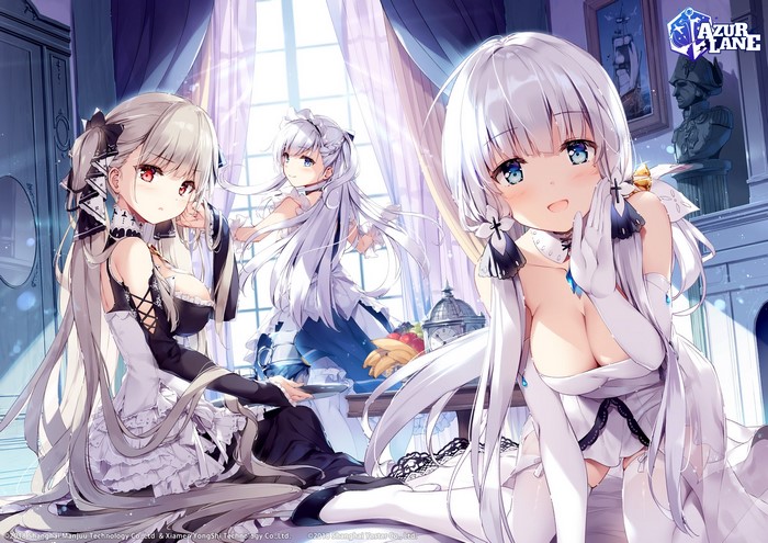 Azur Lane: Belfast, Formidable, and Illustrious