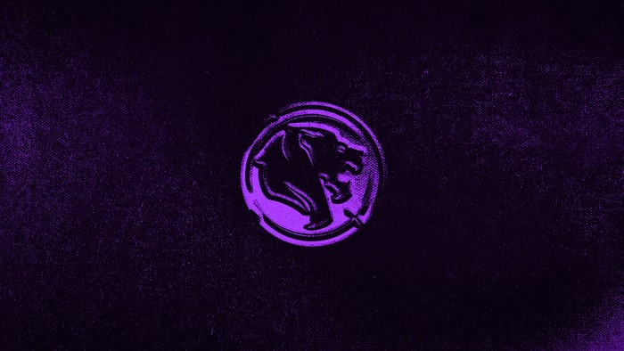 Overwatch League logo on purple background